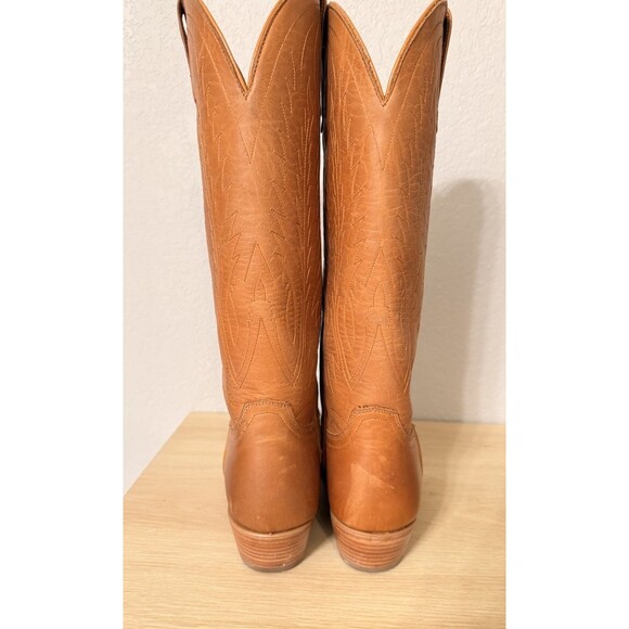 BLACK STAR Eden Tall Western Cowboy boots in caramel Size 8.5 B - Picture 5 of 7